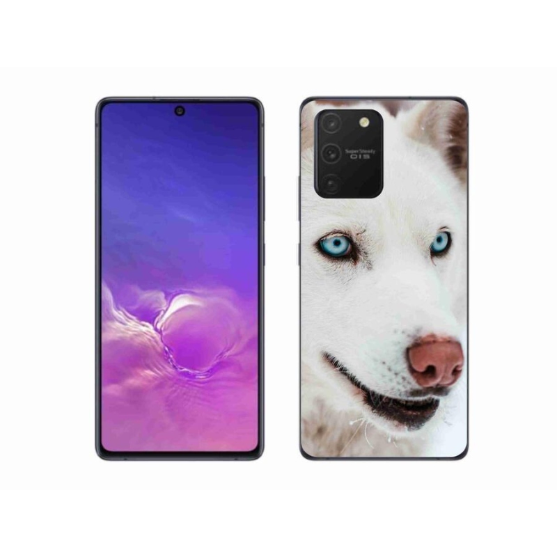 Gél tok mmCase Samsung Galaxy S10 Lite készülékhez - kutyaszemmel nézet