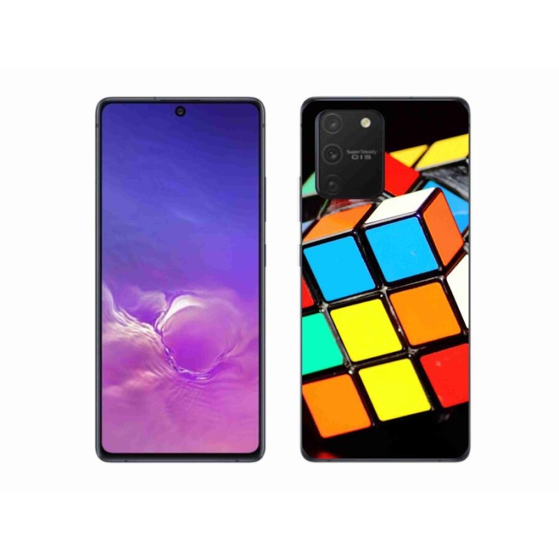 Gél tok mmCase Samsung Galaxy S10 Lite készülékhez - Rubik-kocka