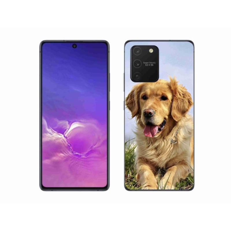 Gél tok mmCase Samsung Galaxy S10 Lite készülékhez - arany retriever