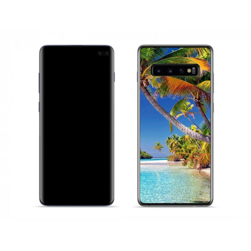 Gél tok mmCase Samsung Galaxy S10 készülékhez - tengerpart
