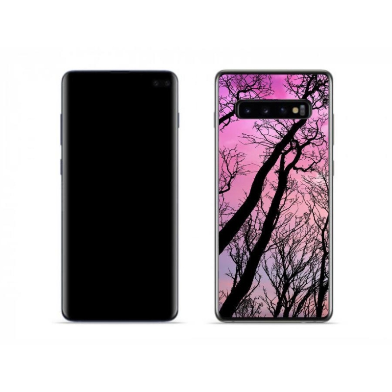 Gél tok mmCase a Samsung Galaxy S10 készülékhez - kidőlt fák