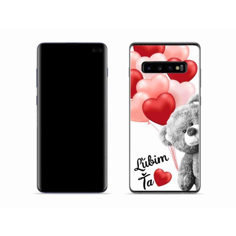 Gél tok mmCase a Samsung Galaxy S10 készülékhez - I love you en