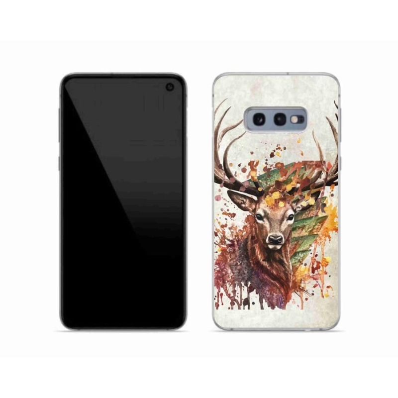 Gél tok mmCase Samsung Galaxy S10e készülékhez - szarvas 1