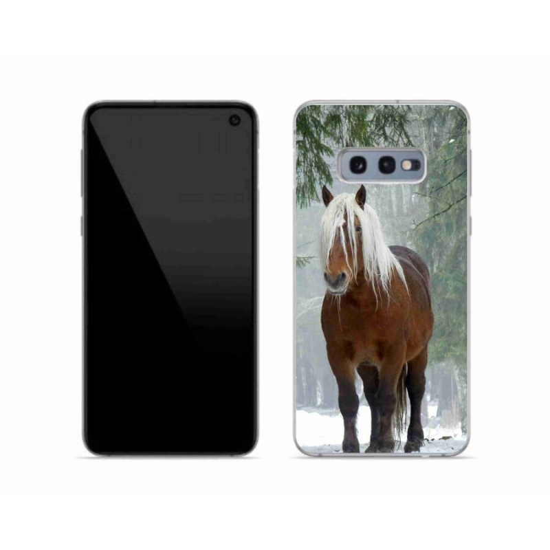 Gél tok mmCase a Samsung Galaxy S10e készülékhez - ló az erdőben