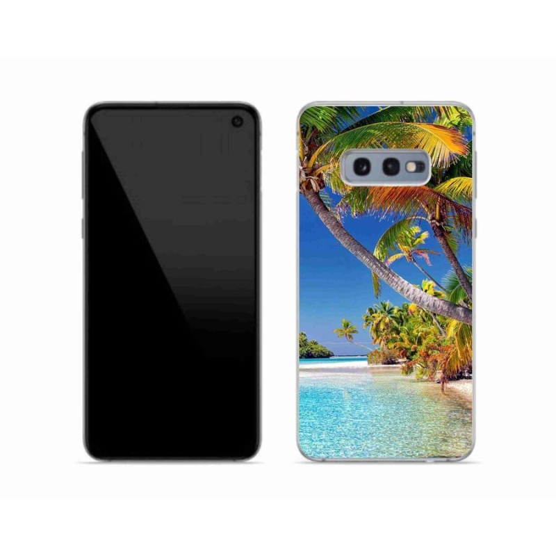 Gél tok mmCase Samsung Galaxy S10e készülékhez - tengerparti tengerpart