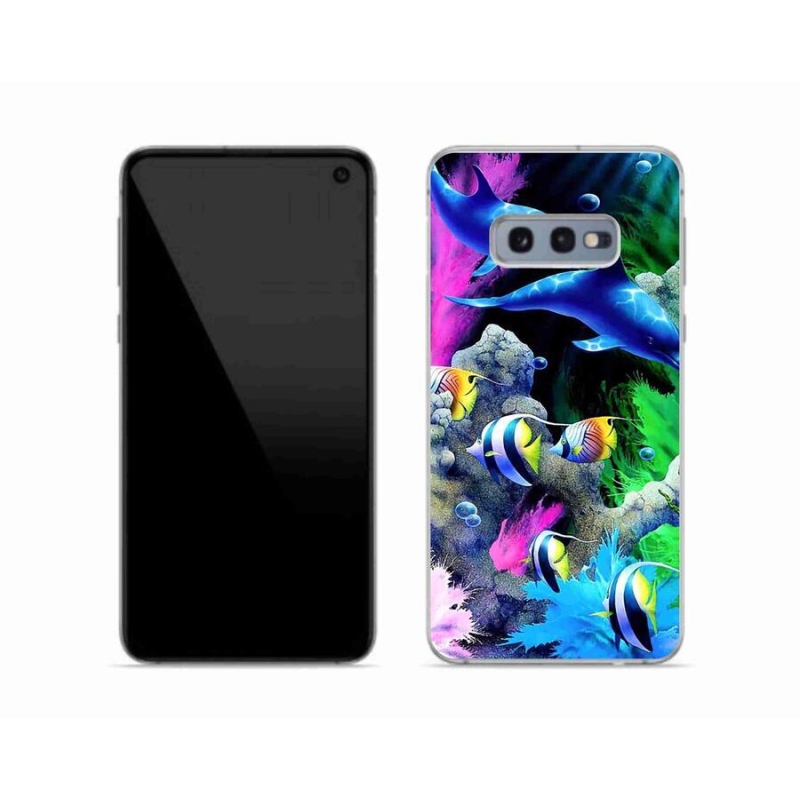 Gél tok mmCase Samsung Galaxy S10e készülékhez - tengeri világ