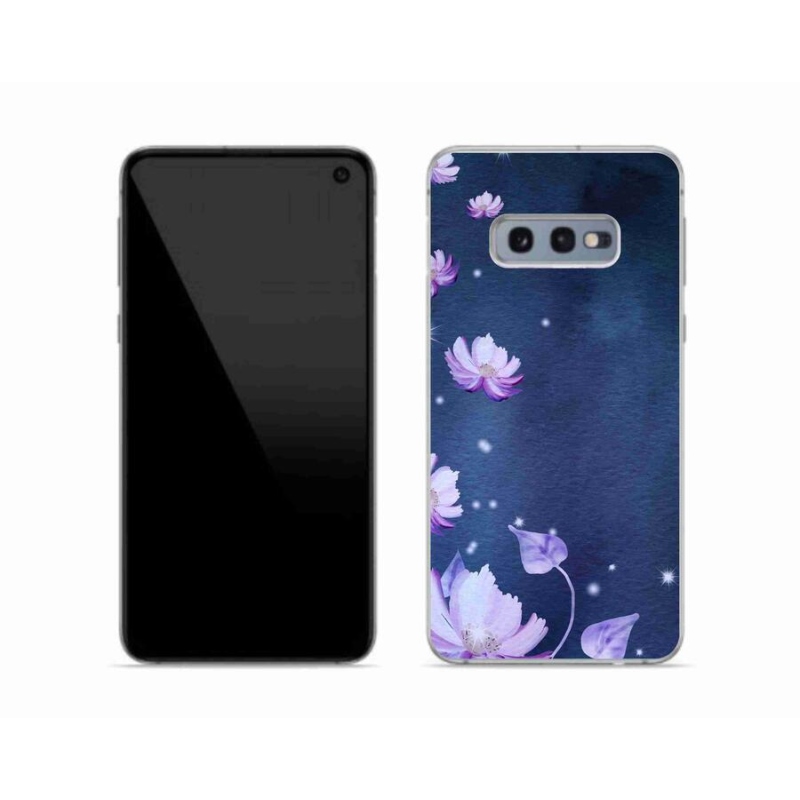 Gél tok mmCase mobiltelefonhoz Samsung Galaxy S10e - hulló virágok