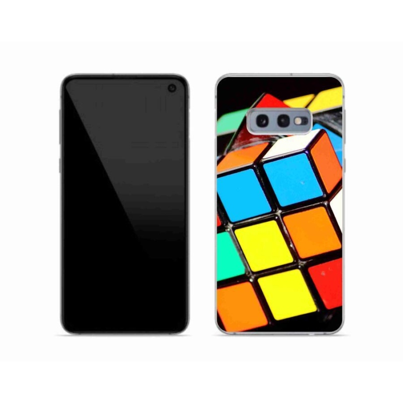 Gél tok mmCase Samsung Galaxy S10e készülékhez - Rubik-kocka