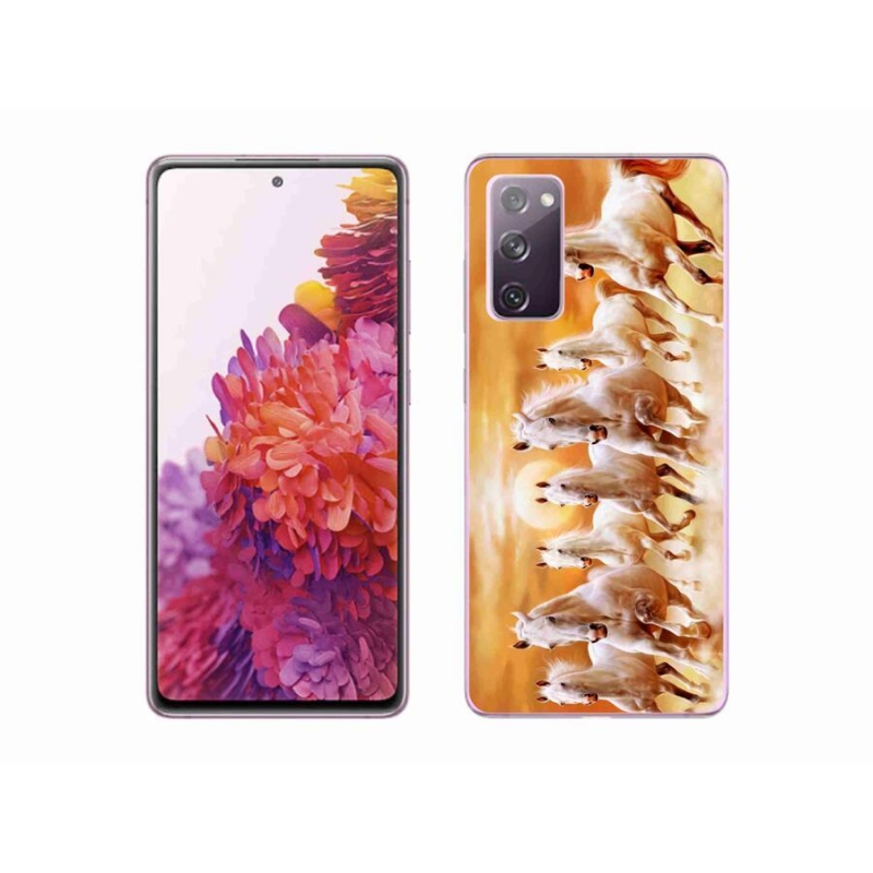 Gél tok mmCase mobiltelefonhoz Samsung Galaxy S20 FE - lovak 2
