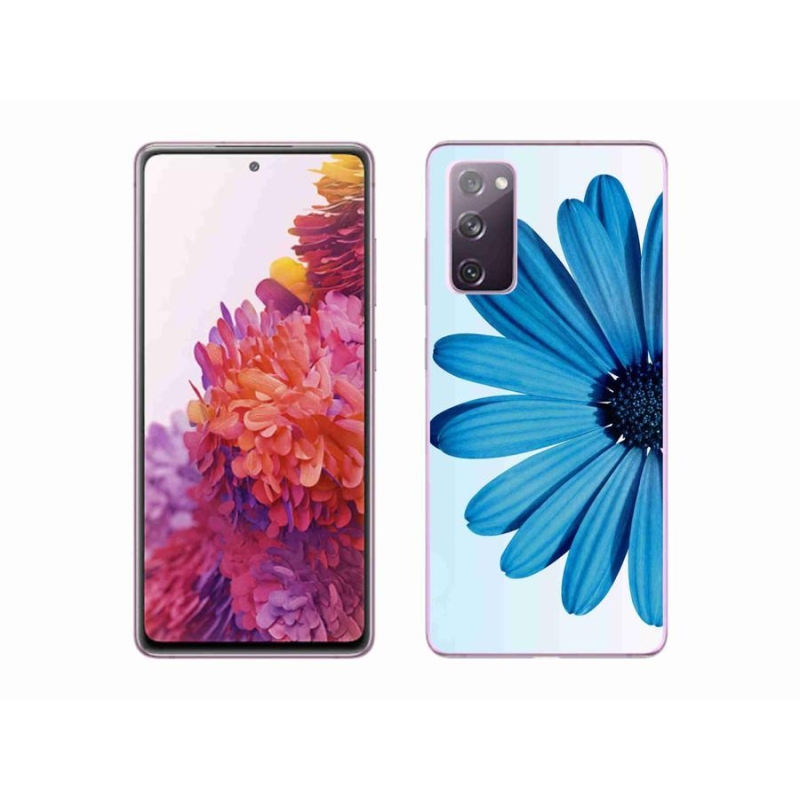 Gél tok mmCase Samsung Galaxy S20 FE készülékhez - kék margaréta