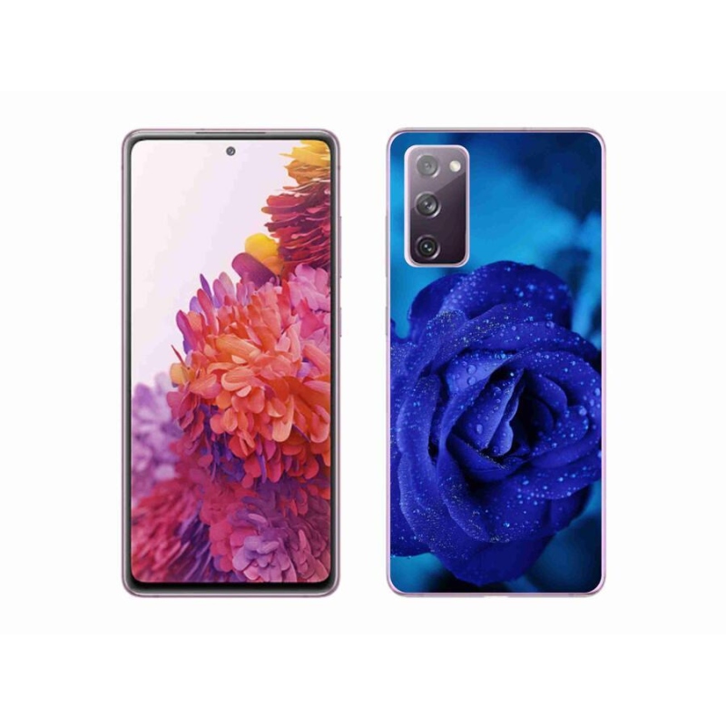 Gél tok mmCase Samsung Galaxy S20 FE készülékhez - kék rózsa