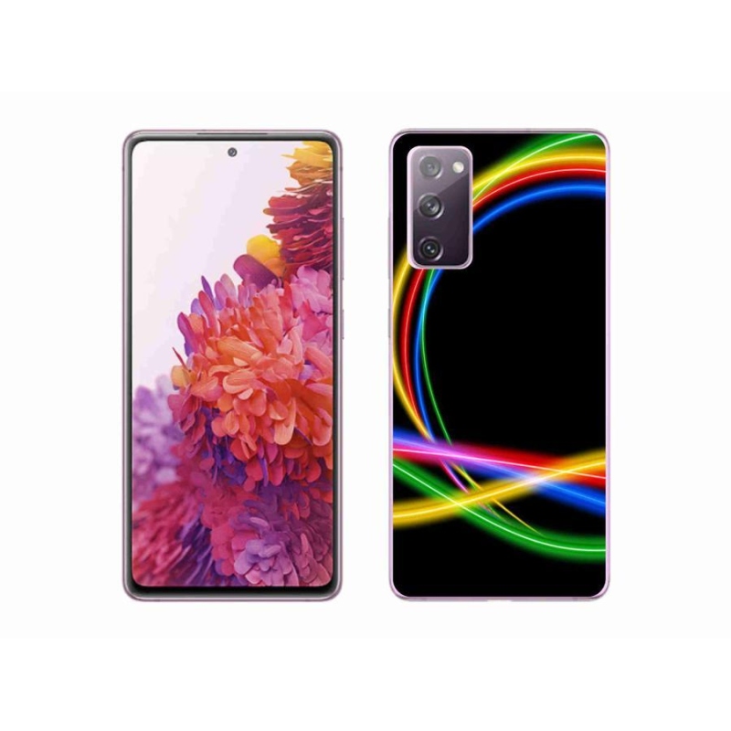 Gél tok mmCase Samsung Galaxy S20 FE készülékhez - neon körök