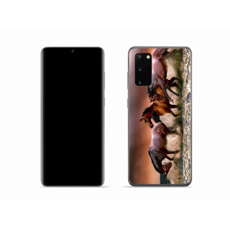 Gél tok mmCase mobiltelefonhoz Samsung Galaxy S20 - lovak 1