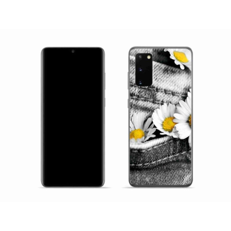 Gél tok mmCase mobiltelefonhoz Samsung Galaxy S20 - százszorszépek