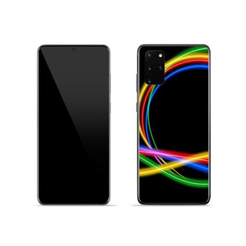Gél tok mmCase Samsung Galaxy S20 Plus készülékhez - neon körök