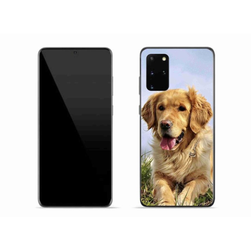 Gél tok mmCase Samsung Galaxy S20 Plus készülékhez - arany retriever