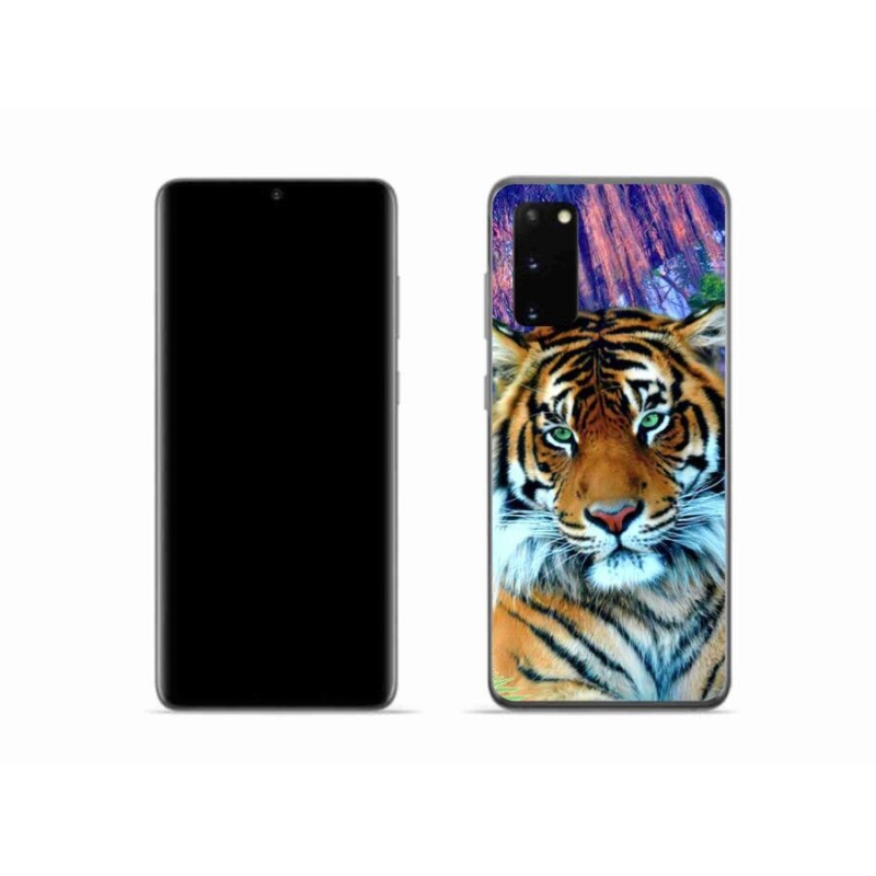 Gél tok mmCase a Samsung Galaxy S20 készülékhez - tigris