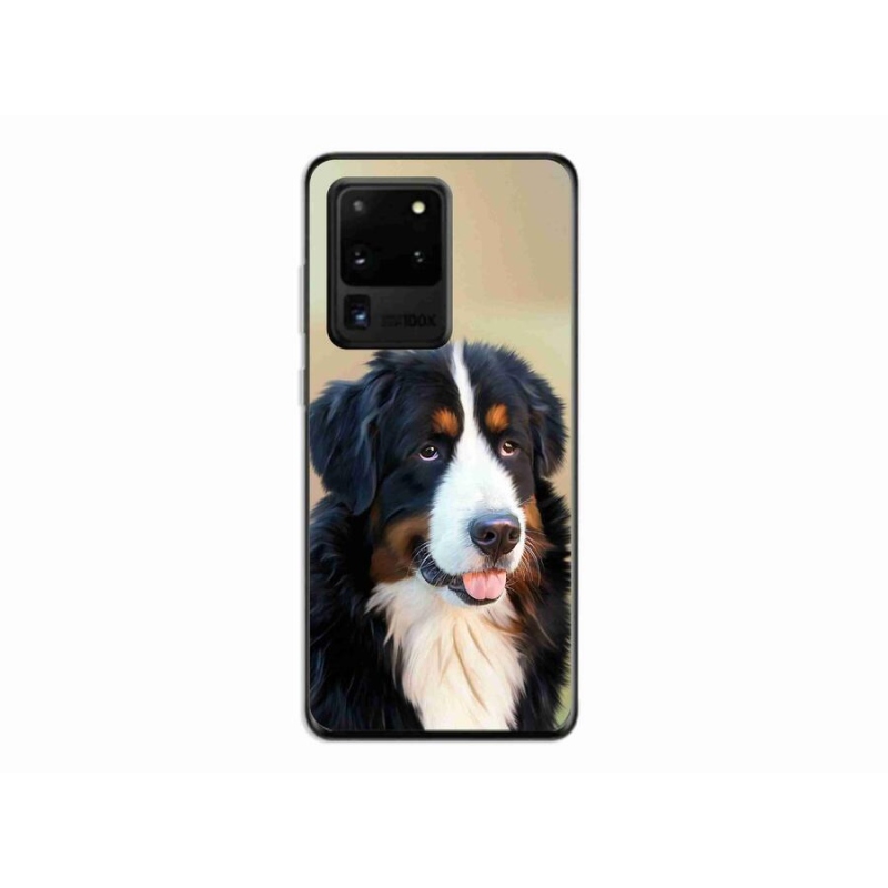 Gél tok mmCase Samsung Galaxy S20 Ultra készülékhez - Berni hegyi kutya