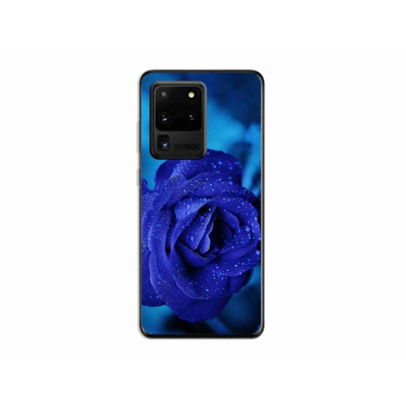 Gél tok mmCase Samsung Galaxy S20 Ultra készülékhez - kék rózsa