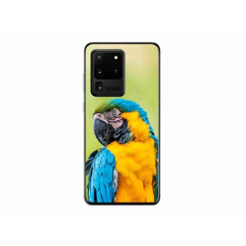Gél tok mmCase Samsung Galaxy S20 Ultra készülékhez - papagáj ara 2