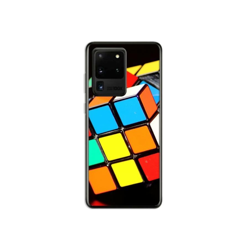 Gél tok mmCase Samsung Galaxy S20 Ultra készülékhez - Rubik-kocka