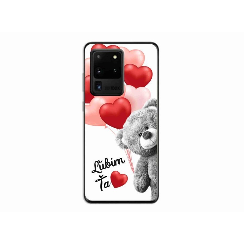 Gél tok mmCase a Samsung Galaxy S20 Ultra készülékhez - I love you en