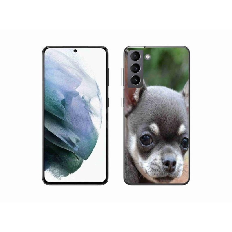 Gél tok mmCase mobiltelefonhoz Samsung Galaxy S21 - chihuahua