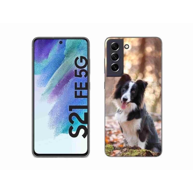 Gél tok mmCase Samsung Galaxy S21 FE 5G - border colie 1