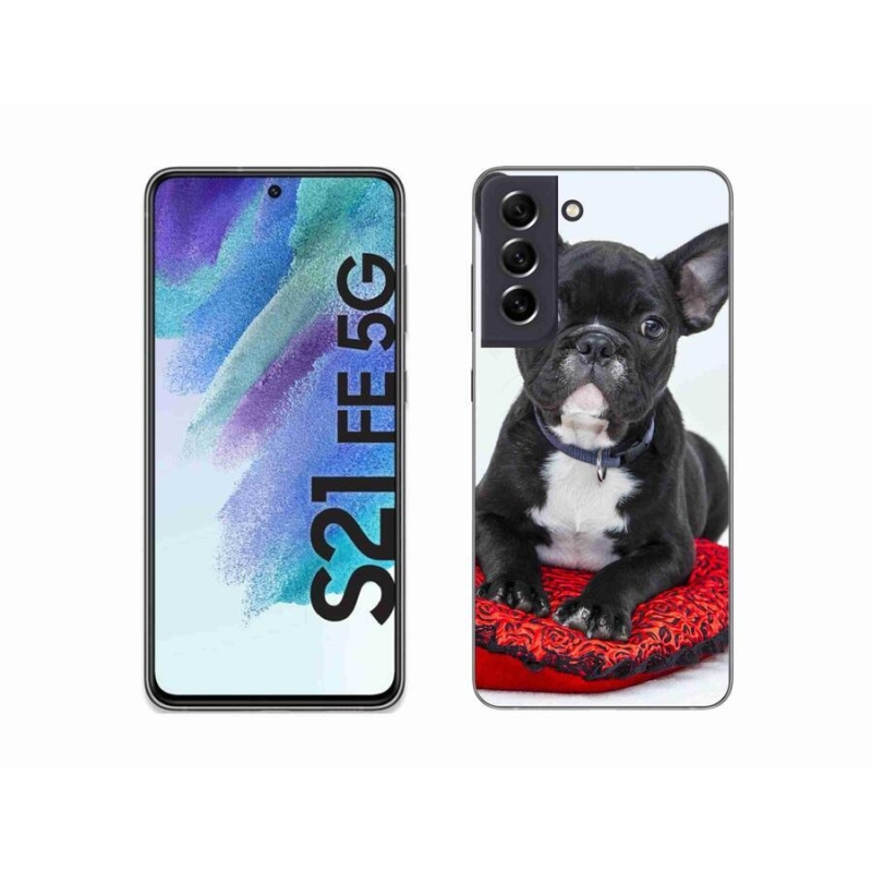 Gél tok mmCase a Samsung Galaxy S21 FE 5G készülékhez - bulldog