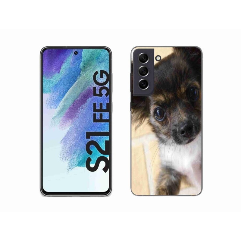 Gél tok mmCase Samsung Galaxy S21 FE 5G - chihuahua 2