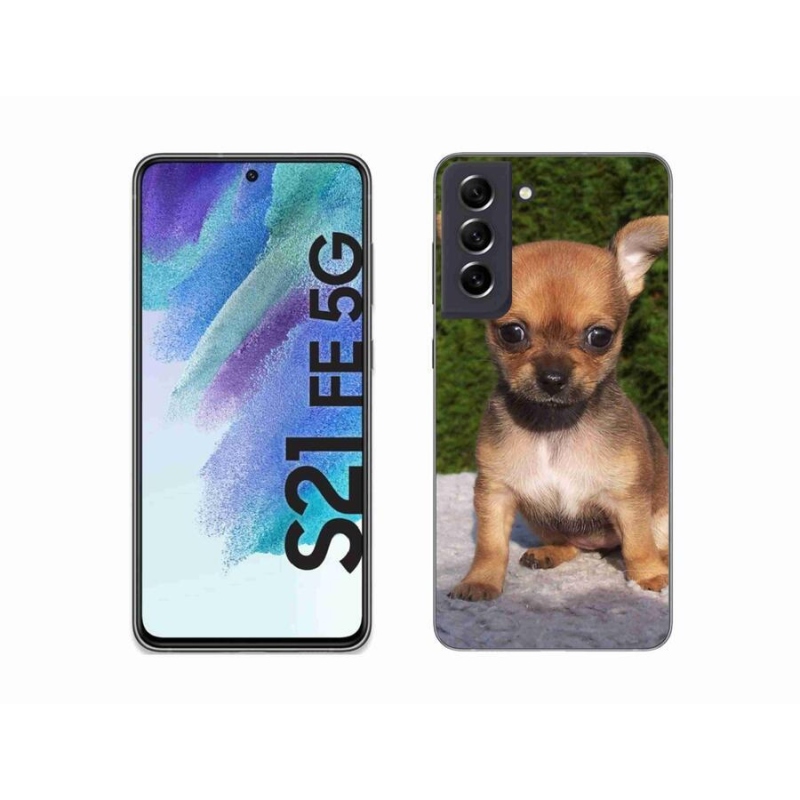 Gél tok mmCase Samsung Galaxy S21 FE 5G - chihuahua 3