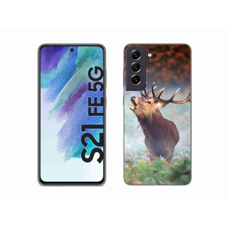 Gél tok mmCase a Samsung Galaxy S21 FE 5G készülékhez - szarvas 2