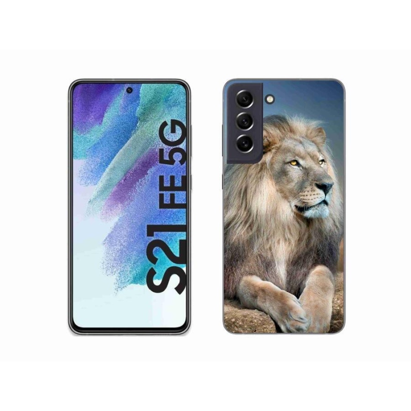 Gél tok mmCase a Samsung Galaxy S21 FE 5G készülékhez - Lion 1