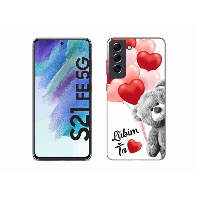 Gél tok mmCase a Samsung Galaxy S21 FE 5G készülékhez - I love you en