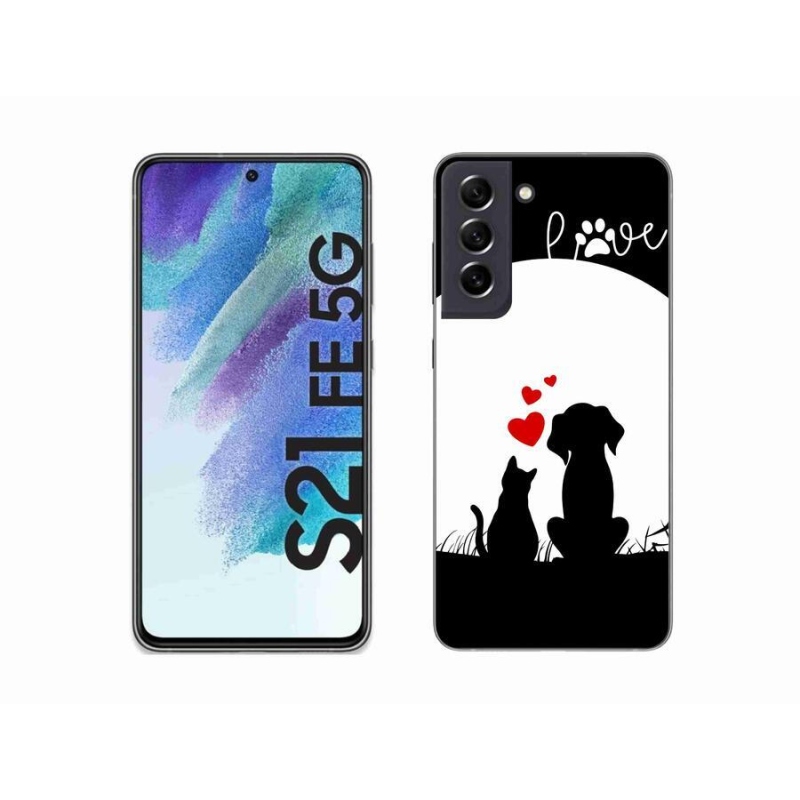 Gél tok mmCase Samsung Galaxy S21 FE 5G - állatszeretet