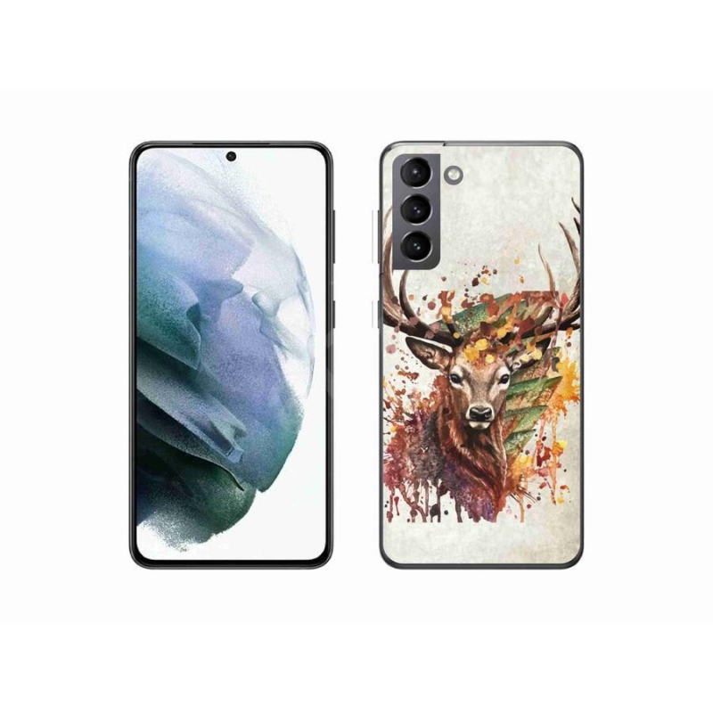 Gél tok mmCase a Samsung Galaxy S21 készülékhez - szarvas 1