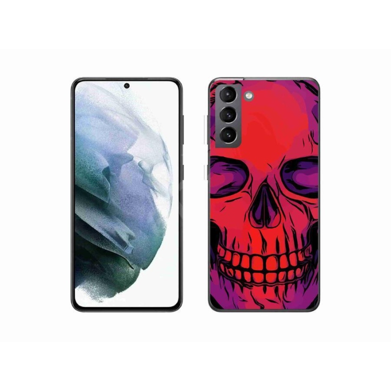 Gél tok mmCase a Samsung Galaxy S21 készülékhez - koponya