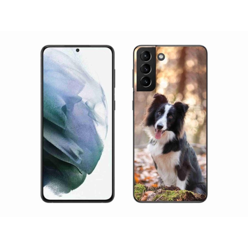 Gél tok mmCase a Samsung Galaxy S21 Plus készülékhez - border colie 1