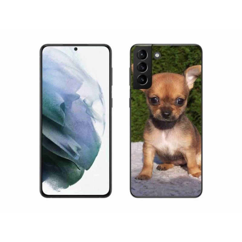 Gél tok mmCase mobiltelefonhoz Samsung Galaxy S21 Plus - chihuahua 3