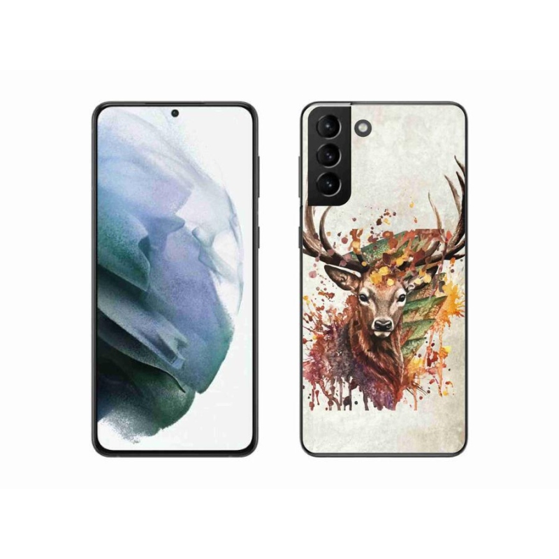 Gél tok mmCase Samsung Galaxy S21 Plus készülékhez - szarvas 1
