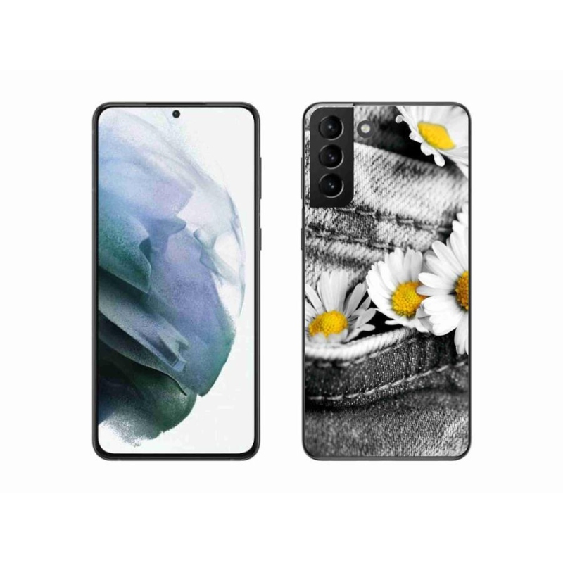 Gél tok mmCase mobiltelefonhoz Samsung Galaxy S21 Plus - Százszorszépek