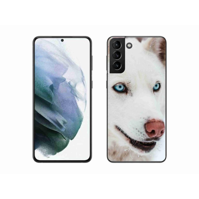 Gél tok mmCase Samsung Galaxy S21 Plus készülékhez - kutyaszemmel nézet