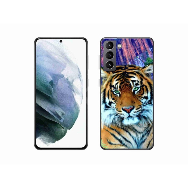 Gél tok mmCase a Samsung Galaxy S21 készülékhez - tigris