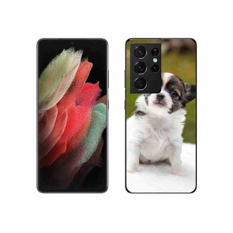 Gél tok mmCase a Samsung Galaxy S21 Ultra 5G készülékhez - chihuahua 4