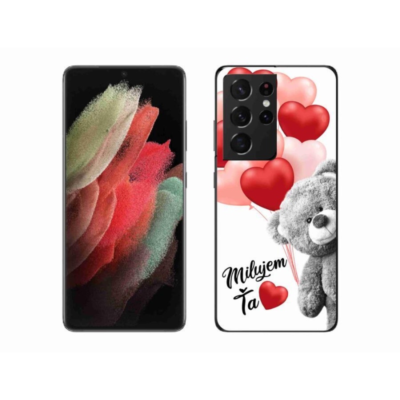 Gél tok mmCase Samsung Galaxy S21 Ultra 5G - I love you (Gél tok mmCase Samsung Galaxy S21 Ultra 5G - Szeretlek)