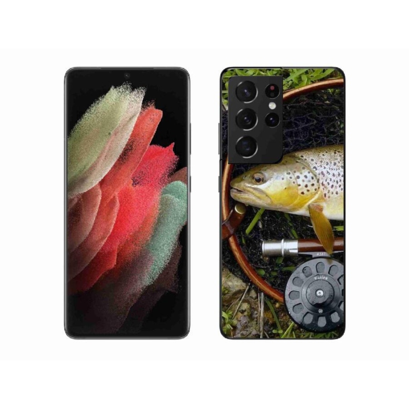 Gél tok mmCase a Samsung Galaxy S21 Ultra 5G készülékhez - trout 2