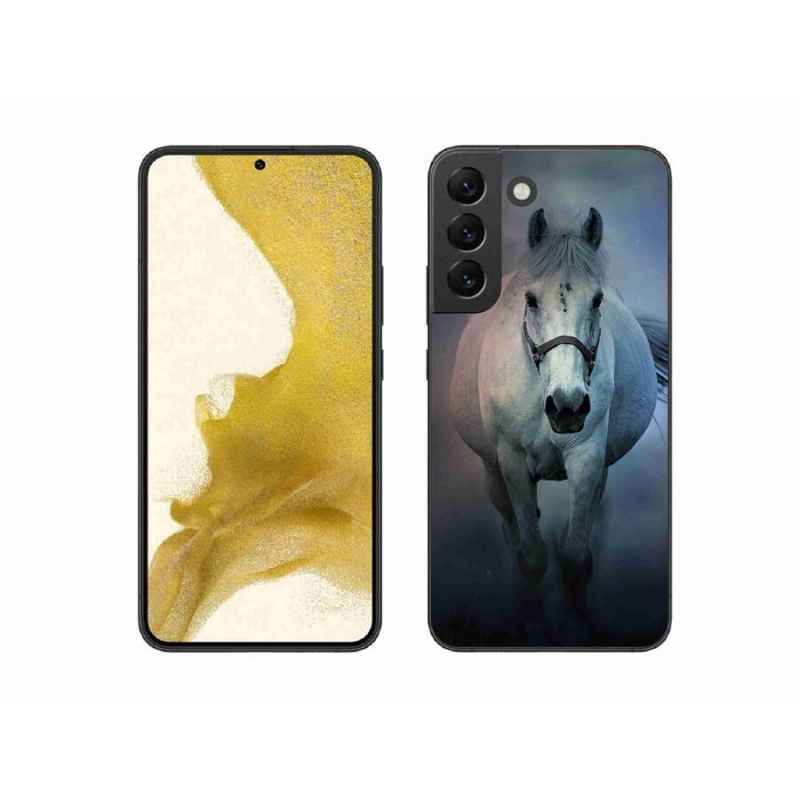 Gél tok mmCase Samsung Galaxy S22+ 5G - futó fehér ló