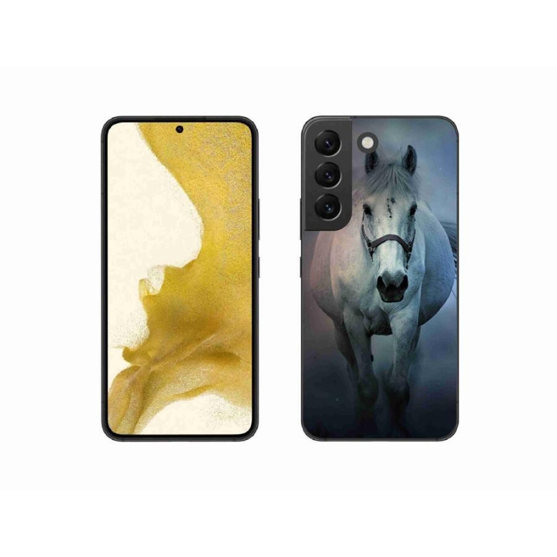 Gél tok mmCase Samsung Galaxy S22 5G - futó fehér lóhoz