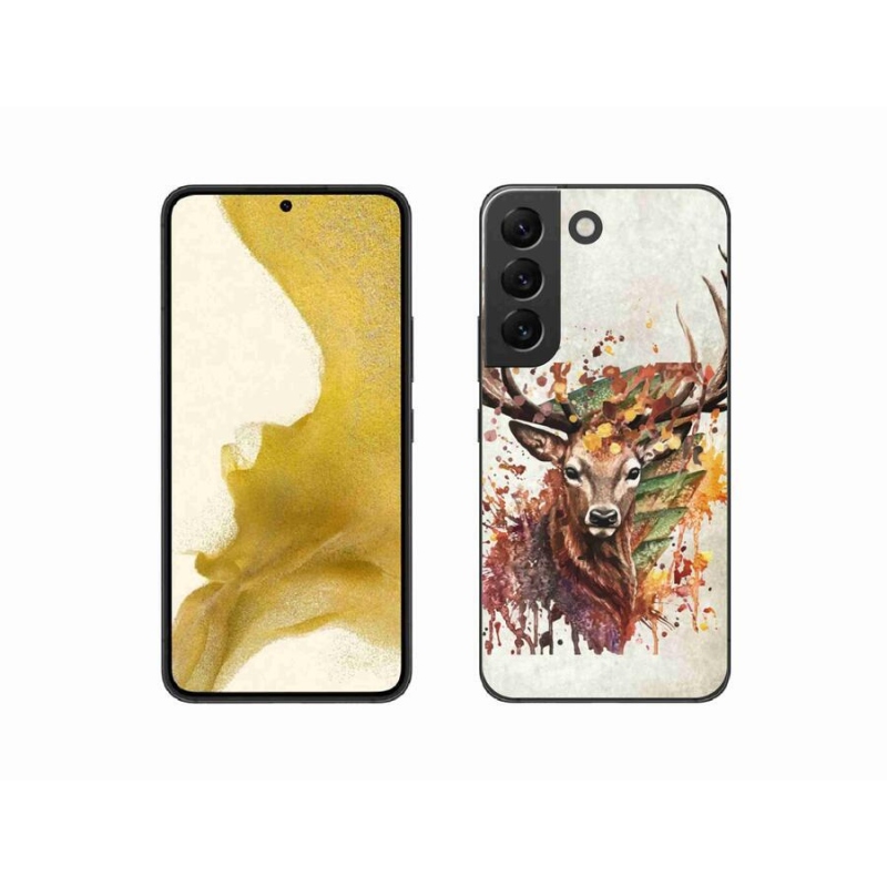 Gél tok mmCase a Samsung Galaxy S22 5G készülékhez - szarvas 1