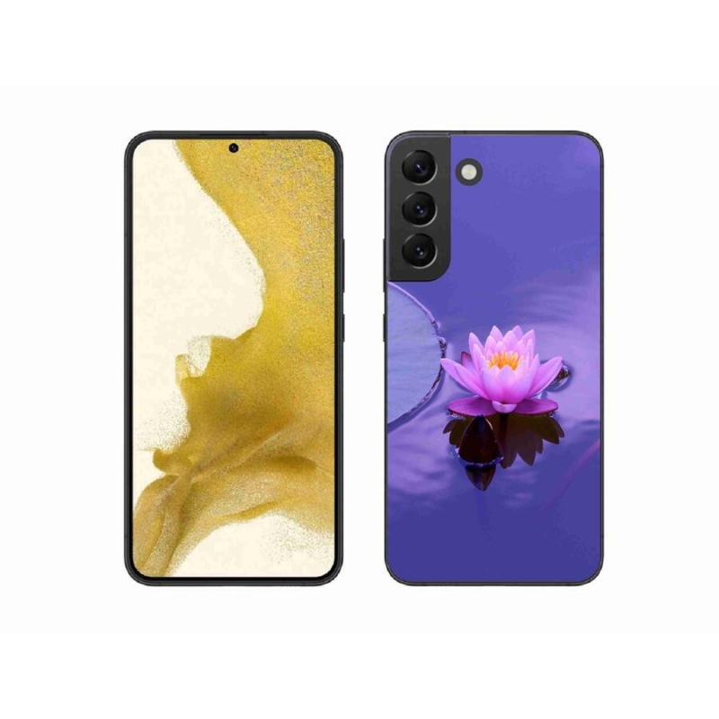 Gél tok mmCase Samsung Galaxy S22+ 5G - virág a vízben